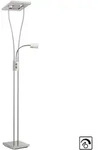 JUST LIGHT Stehlampe "HELIA", silber (edelstahlfarben), 3, H: 197,5cm, 1 Stk.,