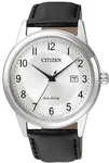 Solaruhr CITIZEN, schwarz (schwarz, silberfarben), Armbanduhren, Herren,