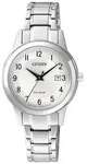 Solaruhr CITIZEN, silber (silberfarben), Armbanduhren, Damen, Armbanduhr, Damenuhr,