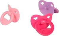 Puppen Schnuller BAYER, bunt, Puppenausstattungen, KinderB:5cm H:5cm L:1,5cm, B:5cm