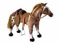 Stehpferd HEUNEC "Cowboy-Pferd stehend" Stehtiere braun (braun, weiß) Kinder