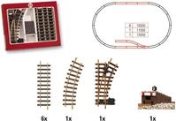 Gleise-Set LGB "LGB - Prellbock-Gleis-Set - L19901", braun, Eisenbahn-Schienensets,