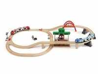 Spielzeug-Eisenbahn BRIO "BRIO WORLD, Großes Bahn Reisezug Set" Spielzeugfahrzeuge