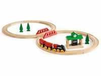 Spielzeug-Eisenbahn BRIO "Bahn Acht Set - Classic Line" Spielzeugfahrzeuge beige