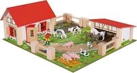 Spielwelt EICHHORN "Bauernhof klein", bunt, Spielfigurenwelten, KinderB:39cm H:14cm