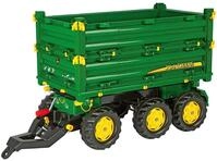 Kinderfahrzeug-Anh&auml;nger ROLLY TOYS "John Deere", gr&uuml;n, Spielfahrzeug-Anh&auml;nger,