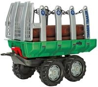 Kinderfahrzeug-Anh&auml;nger ROLLY TOYS "Timber Trailer", gr&uuml;n, Spielfahrzeug-Anh&auml;nger,