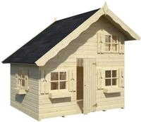 Spielhaus PALMAKO "Tom 3,8 m&sup2;", beige (natur), Spielh&auml;user, KinderB:258cm H:228cm