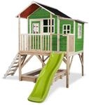 Spielhaus EXIT "Loft 550 gr&uuml;n", gr&uuml;n, Spielh&auml;user, KinderB:382cm H:253cm T:190cm,