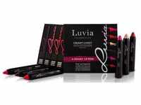 Lippenstift-Set LUVIA COSMETICS "Creamy Luvely" Lippen-Kosmetika bunt (pink,...