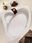 OTTOFOND Eckwanne "Sardinia" H&ouml;he 44 cm Sitzmulde mit Sch&uuml;rze, Fu&szlig;gestell und