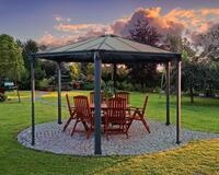 Palram - Canopia Pavillon "Monaco" BxT: 390x450 cm
