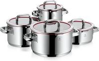 WMF Topf-Set "Function 4 Induktion, Glasdeckel mit 4 Abgie&szlig;funktionen" Set, 8 Stk.