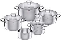 Silit Topf-Set "Toskana, teilmattiert, Induktions T&ouml;pfe Set unbeschichtet" Set,