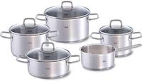Fissler Topf-Set "Viseo" je 1 Kochtopf 16/20/24 cm, 1 Stielkasserolle 16 cm, 1