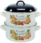 Kr&uuml;ger Dampfgartopf "KARTOFFEL" 1 Stk. tlg. Emaille