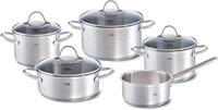 Fissler Topf-Set "Palermo" Set, Bratentopf 20cm,Stielkasserolle ohne Deckel Kochtopf