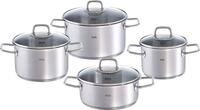 Fissler Topf-Set "Viseo Topf-Set" Set, 1x Bratentopf 20 cm, je 1x Kochtopf 16/20/24