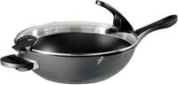 STONELINE Wok "Future" Aluminiumguss &Oslash; 32 cm, abnehmbare Griffe, Induktion