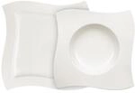 Villeroy & Boch Geschirr-Set "Dinner Set NewWave 8er Set wei&szlig;"