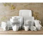 CreaTable Kombiservice "Geschirr-Set VICTORIA" Service, wei&szlig;, 50 Teile, f&uuml;r 6