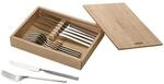 Besteck-Set VILLEROY & BOCH "Steakbesteck NewWave 6er Set silber", silber, 12,
