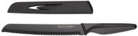 ECHTWERK Brotmesser "BlackSteel" K&uuml;chenmesser, Edelstahl, hohe Schneidfestigkeit,