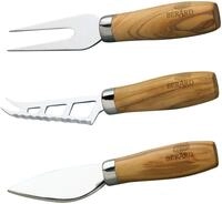 BERARD FRANCE 1892 Messer-Set f&uuml;r K&auml;se, hochwertige Edelstahlklingen mit