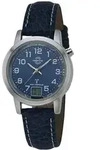 Funkuhr MASTER TIME "Basic", blau (dunkelblau), Armbanduhren, Damen, Funkuhr,