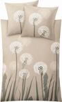 Kleine Wolke Bettw&auml;sche "Belfiore" 2 Stk. mit Pusteblumen