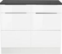 KOCHSTATION Unterschrank "KS-Brindisi" 100 cm breit, viel Stauraum