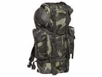 Rucksack BRANDIT "Accessoires Nylon Military Backpack" grün (darkcamo) Rucksäcke
