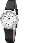 Quarzuhr REGENT, schwarz (schwarz, silberfarben), Armbanduhren, Damen, Quarzuhr,