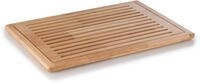 APS Brotschneidebrett "Rubber Wood" mit Kr&uuml;melfach, naturbelassen