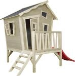 Spielturm EXIT "Crooky 300", beige (natur, gr&uuml;n), Spielt&uuml;rme, KinderB:260cm H:229cm
