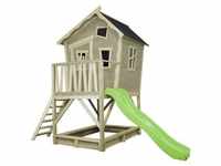 Spielturm EXIT "Crooky 500" Spieltürme beige (natur, grün) Kinder Spielturm BxTxH: