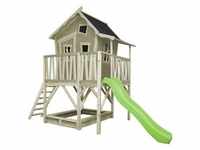 Spielturm EXIT "Crooky 550" Spieltürme beige (natur, grün) Kinder Spielturm