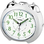 Quarzwecker CASIO "TQ-369-7EF", silber (silberfarben), Wecker, Wecker, Beleuchtung,
