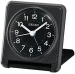 Reisewecker SEIKO "QHT015K", schwarz, Wecker, Reisewecker, Wecker, Piepalarm, inkl.