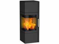 Fireplace Kaminofen "Royal Stahl ", Eckmodell schwarz, Energieeffizienzklasse: A