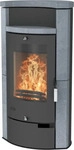 Fireplace Kaminofen ""Royal Stahl"" Eckmodell schwarz, Energieeffizienzklasse: E