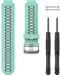 GARMIN Smartwatch-Armband "Schwarzes/Graues Uhrenarmband", blau (t&uuml;rkis),