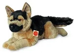 Kuscheltier TEDDY HERMANN "Sch&auml;ferhund liegend, 60 cm", braun (braun, schwarz),