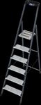 KRAUSE Stehleiter "Securo" Alu eloxiert, 1x6 Stufen, Arbeitsh&ouml;he ca. 330 cm