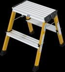 KRAUSE Klapptritt "Rolly" 2 x 2 Stufen