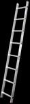 Anlegeleiter KRAUSE "CORDA", silber (silberfarben), B:35cm H:225cm, Aluminium,