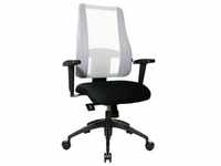 Bürostuhl TOPSTAR "Lady Sitness Deluxe" Stühle schwarz (schwarz, weiß) Drehstühle