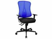 Bürostuhl TOPSTAR "Head Point SY" Stühle schwarz (schwarz, blau) Drehstühle