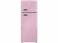 E (A bis G) AMICA Kühl-/Gefrierkombination Kühlschränke rosa (pink)