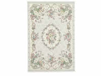 Teppich THEKO "Flomi Floral" Teppiche Gr. B/L: 70 cm x 120 cm, 3 mm, 1 St., beige